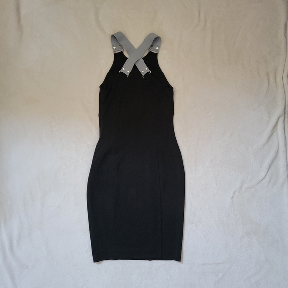 Armani Exchange Bodycon Dress black new no tags - Picture 5 of 7